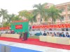 ĐOÀN VIÊN, THNH NIÊN TRƯỜNG THPT THỊ XÃ MƯỜNG LAY THAM GIA KHỐI DỰ LỄ RA QUÂN HUẤN LUYỆN NĂM 2025